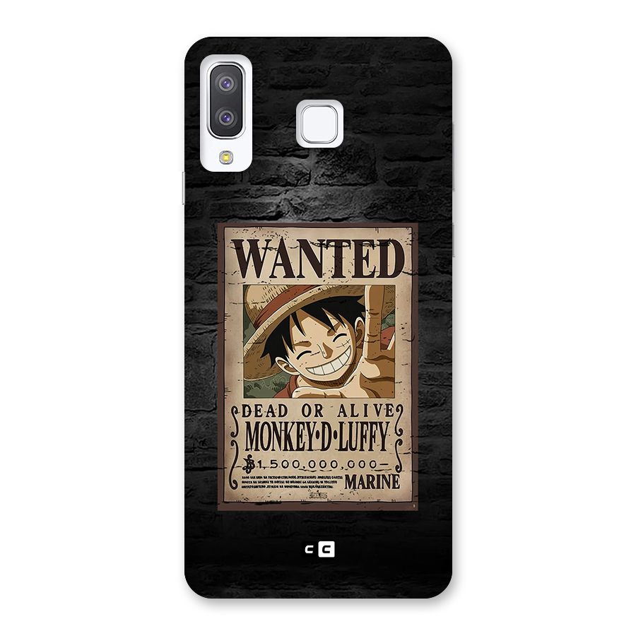 Luffy Wanted Back Case for Galaxy A8 Star
