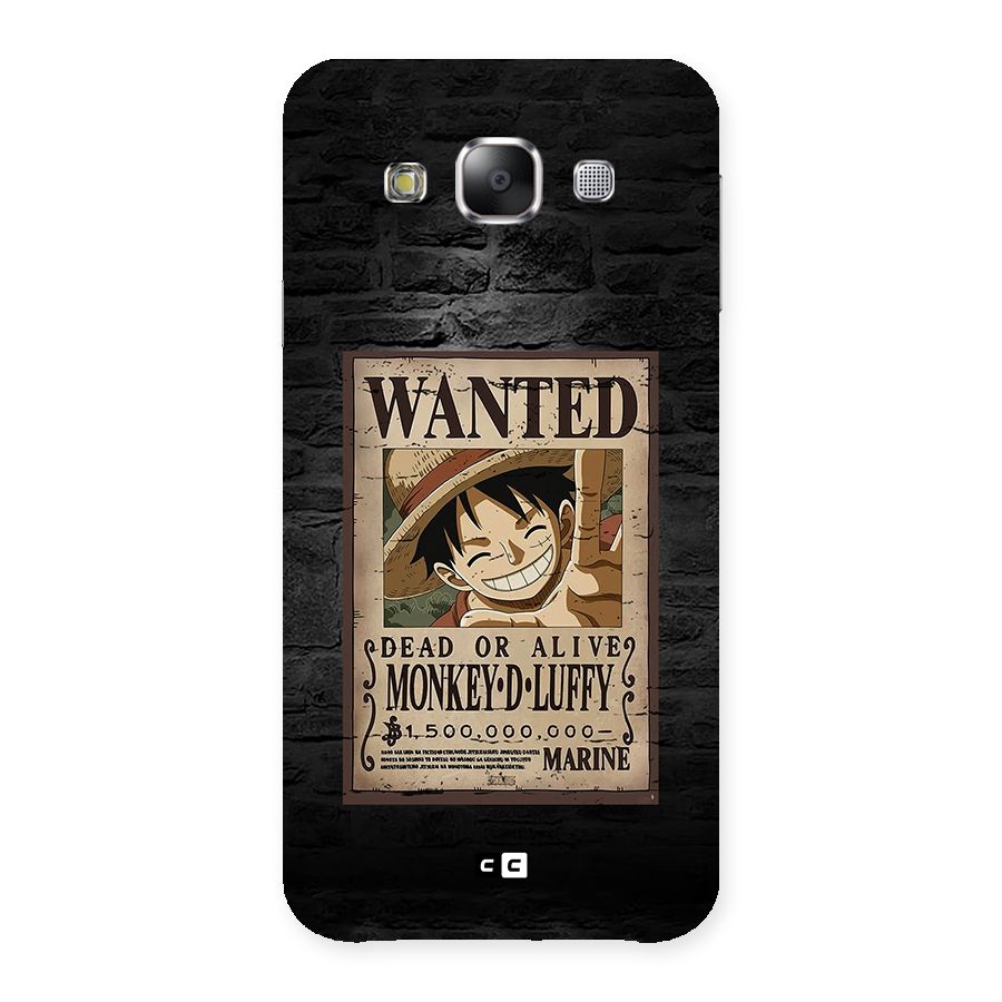 Luffy Wanted Back Case for Galaxy E5