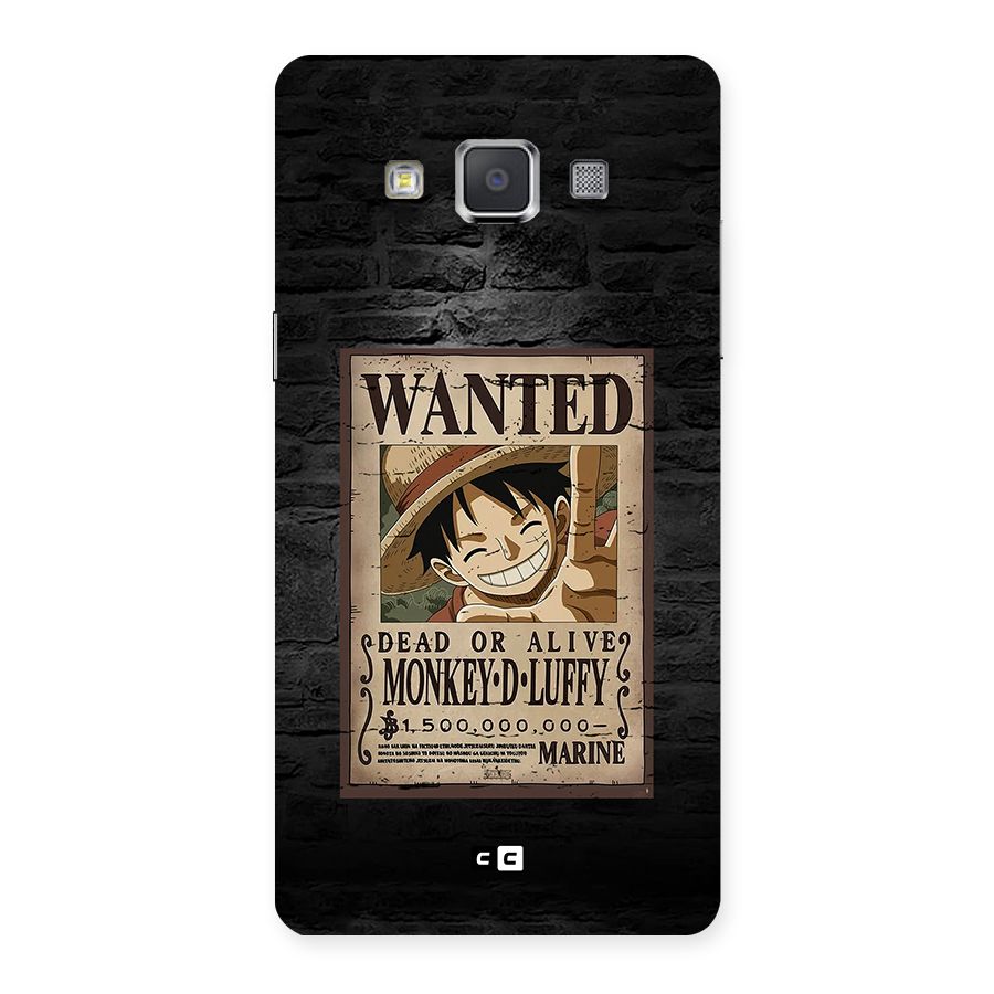 Luffy Wanted Back Case for Galaxy Grand 3