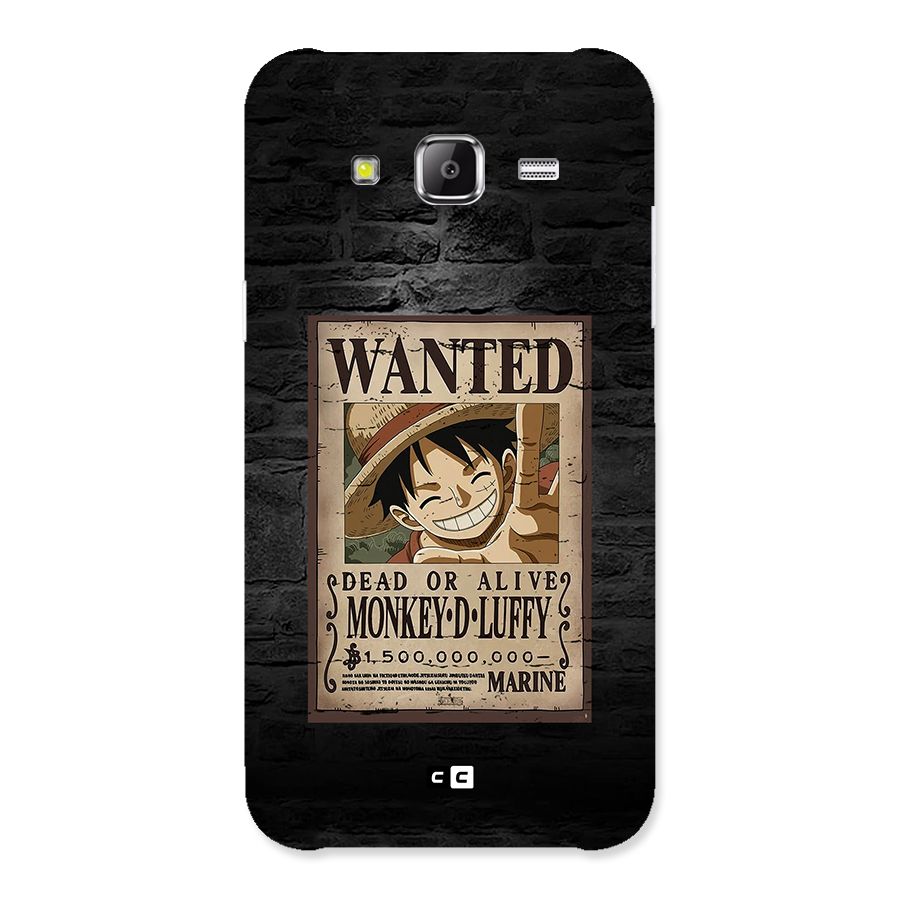 Luffy Wanted Back Case for Galaxy J5