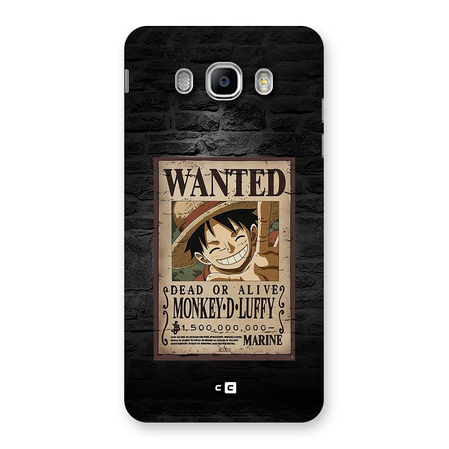 Luffy Wanted Back Case for Galaxy J5 2016