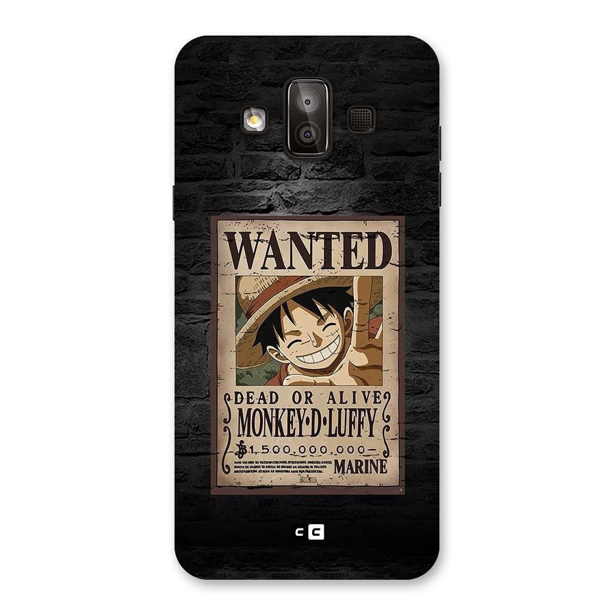 Luffy Wanted Back Case for Galaxy J7 Duo