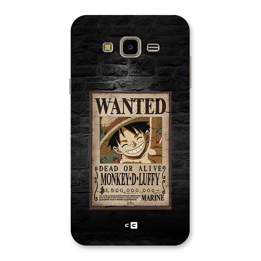 Luffy Wanted Back Case for Galaxy J7 Nxt