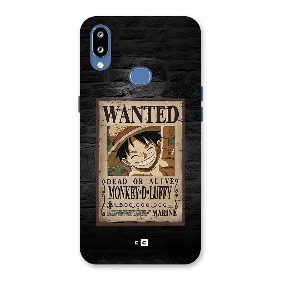 Luffy Wanted Back Case for Galaxy M01s