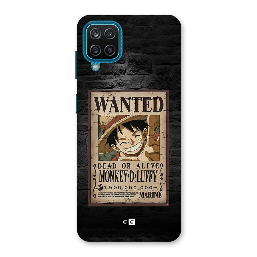 Luffy Wanted Back Case for Galaxy M12