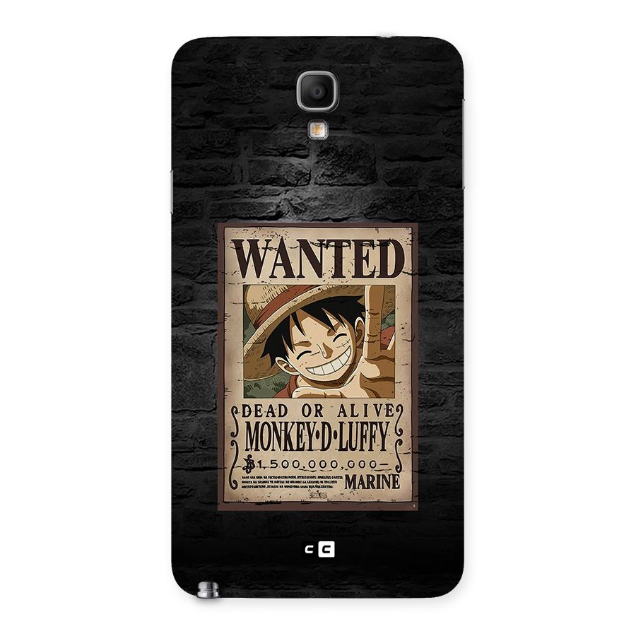 Luffy Wanted Back Case for Galaxy Note 3 Neo