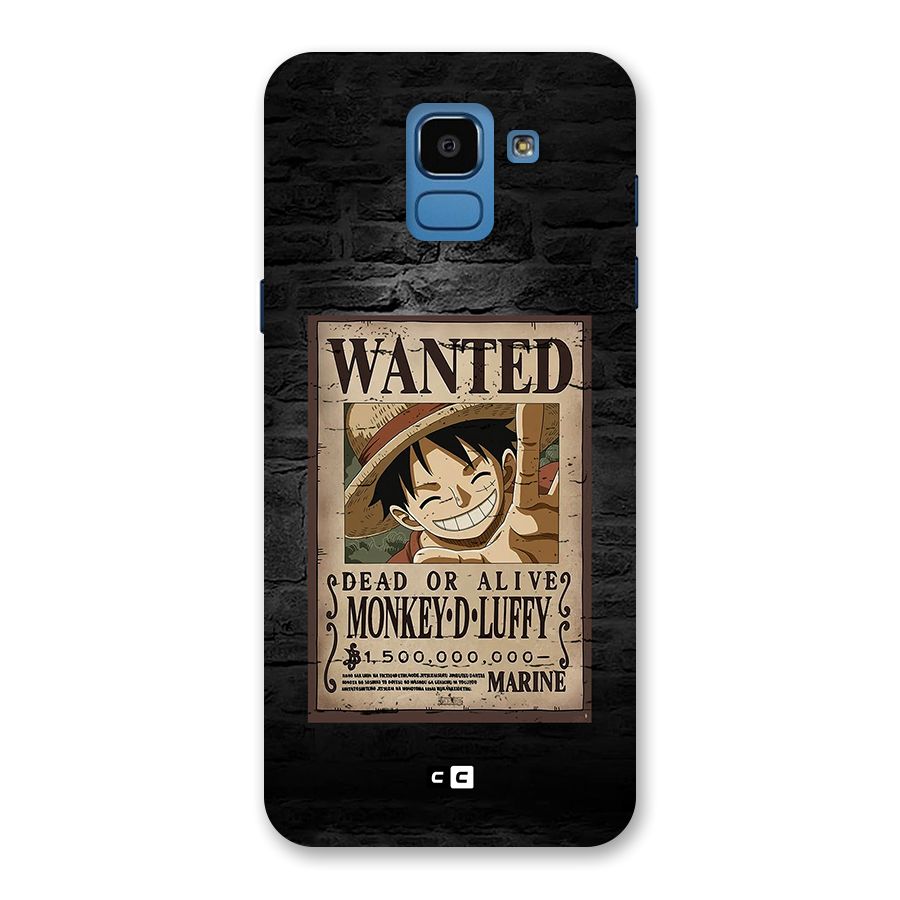 Luffy Wanted Back Case for Galaxy On6