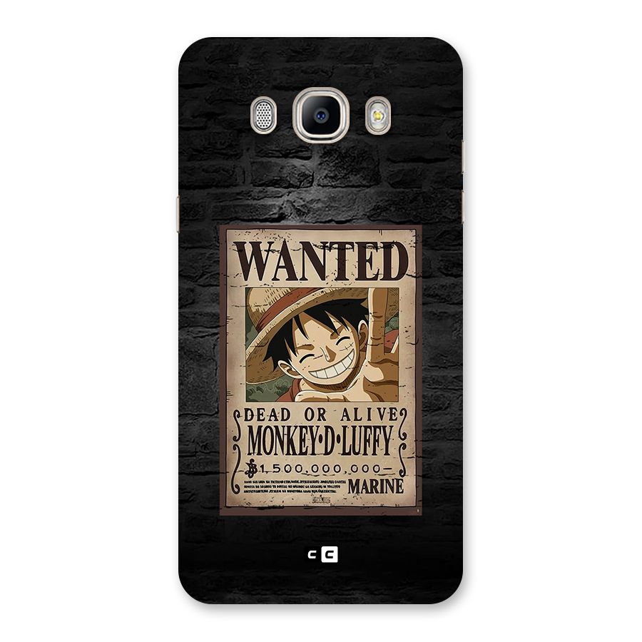 Luffy Wanted Back Case for Galaxy On8