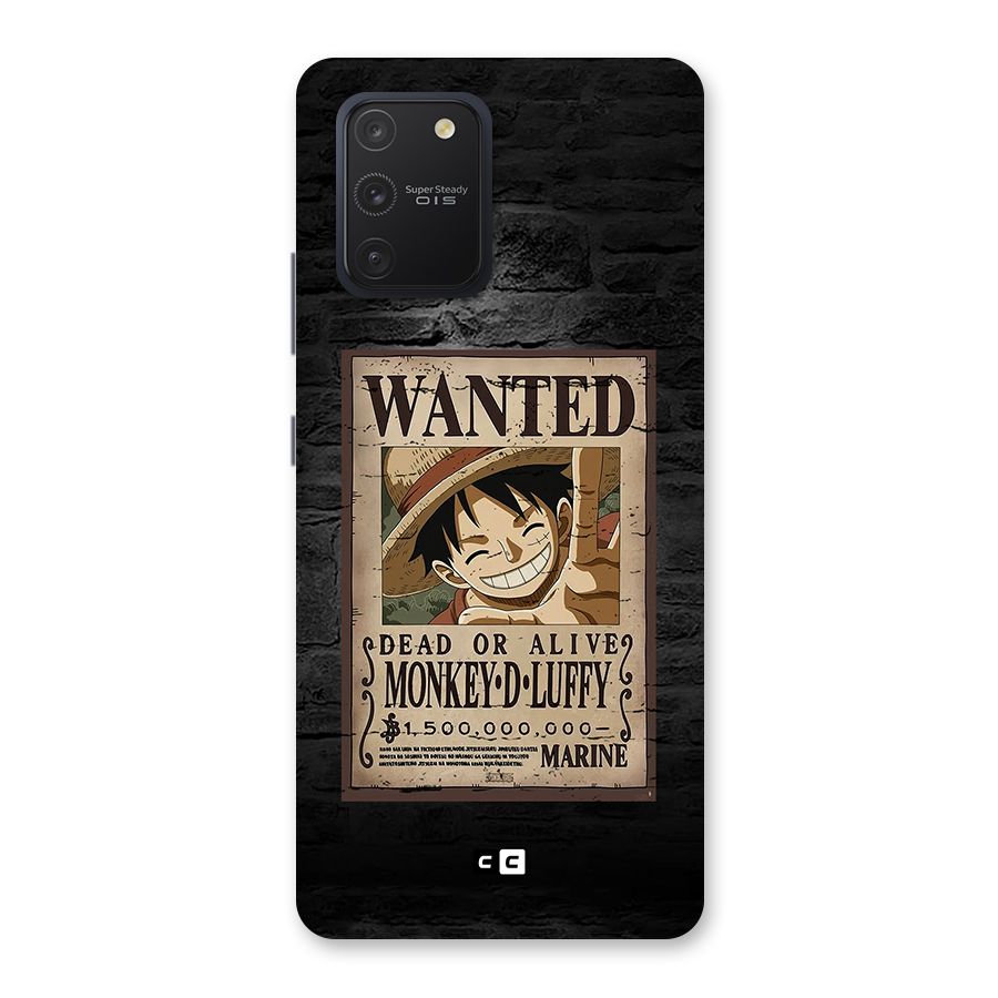 Luffy Wanted Back Case for Galaxy S10 Lite