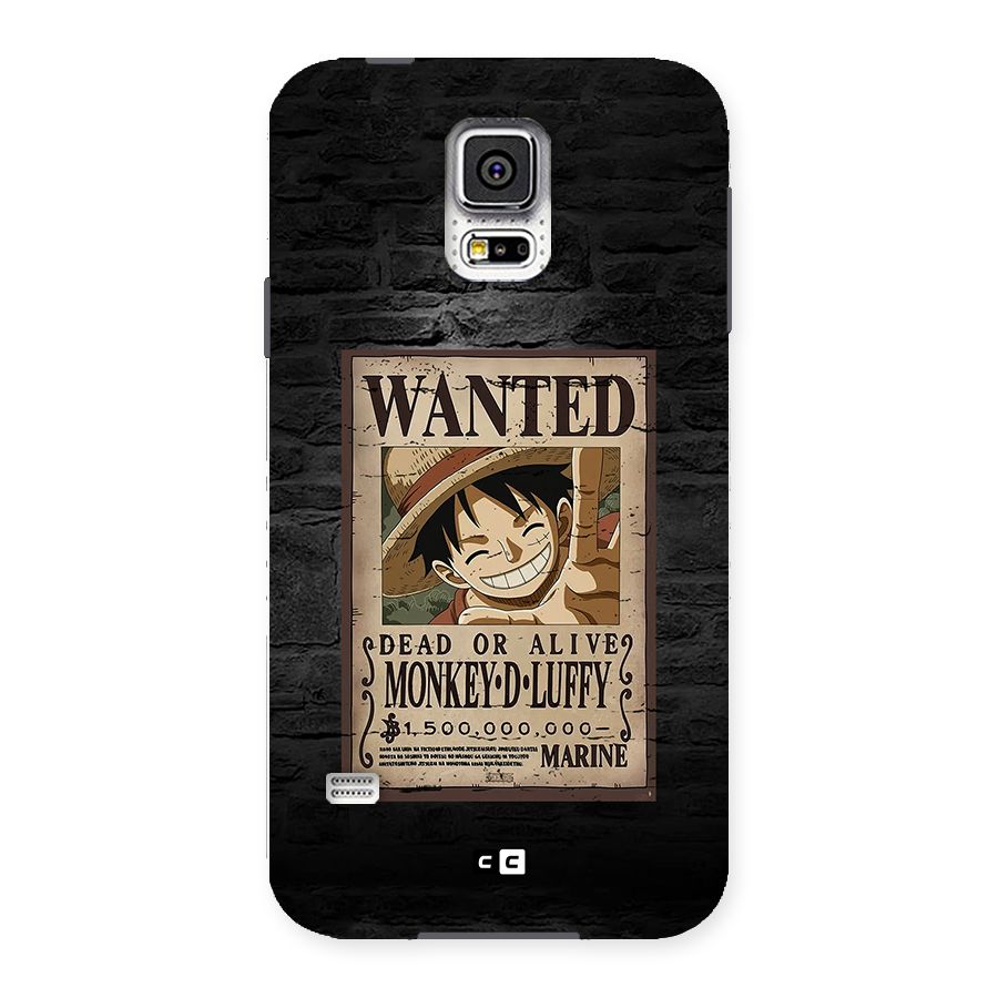 Luffy Wanted Back Case for Galaxy S5