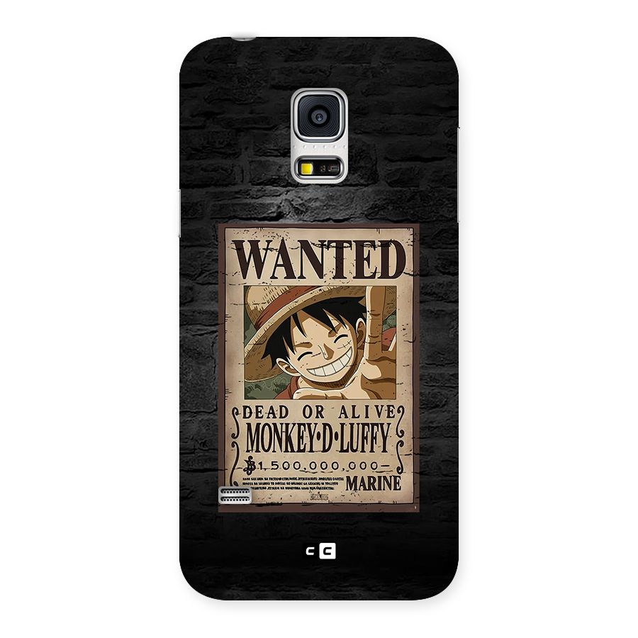 Luffy Wanted Back Case for Galaxy S5 Mini