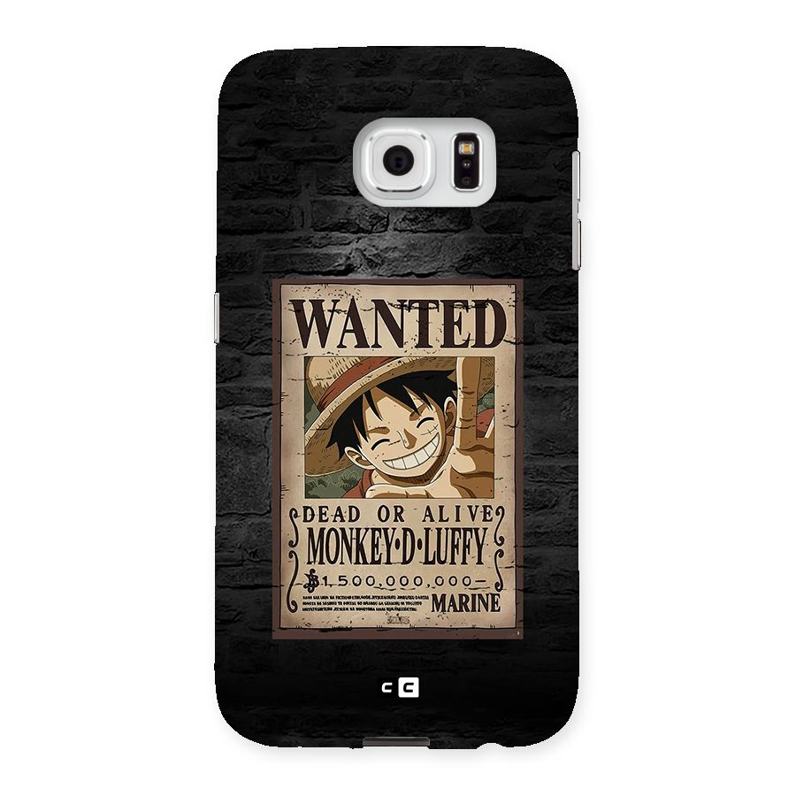 Luffy Wanted Back Case for Galaxy S6