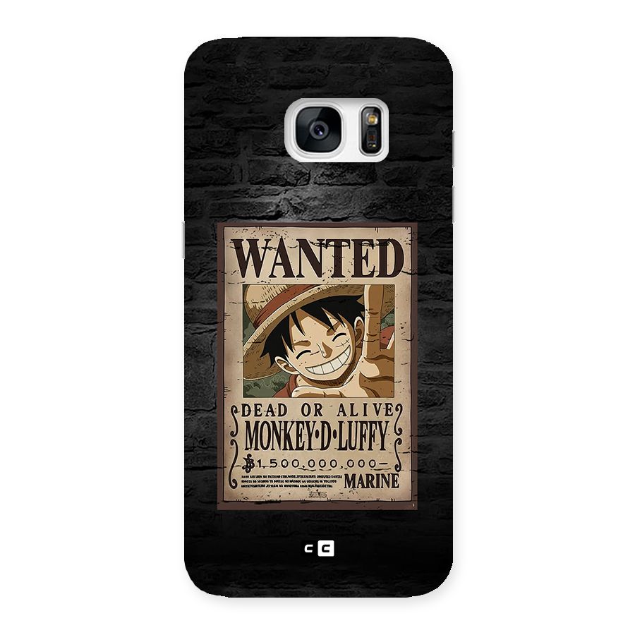 Luffy Wanted Back Case for Galaxy S7 Edge