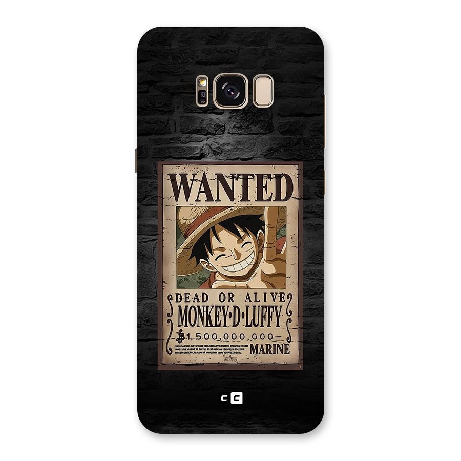 Luffy Wanted Back Case for Galaxy S8 Plus