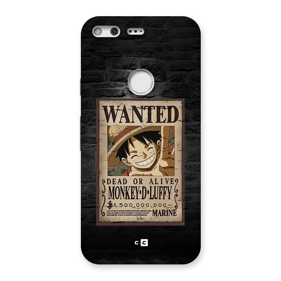 Luffy Wanted Back Case for Google Pixel