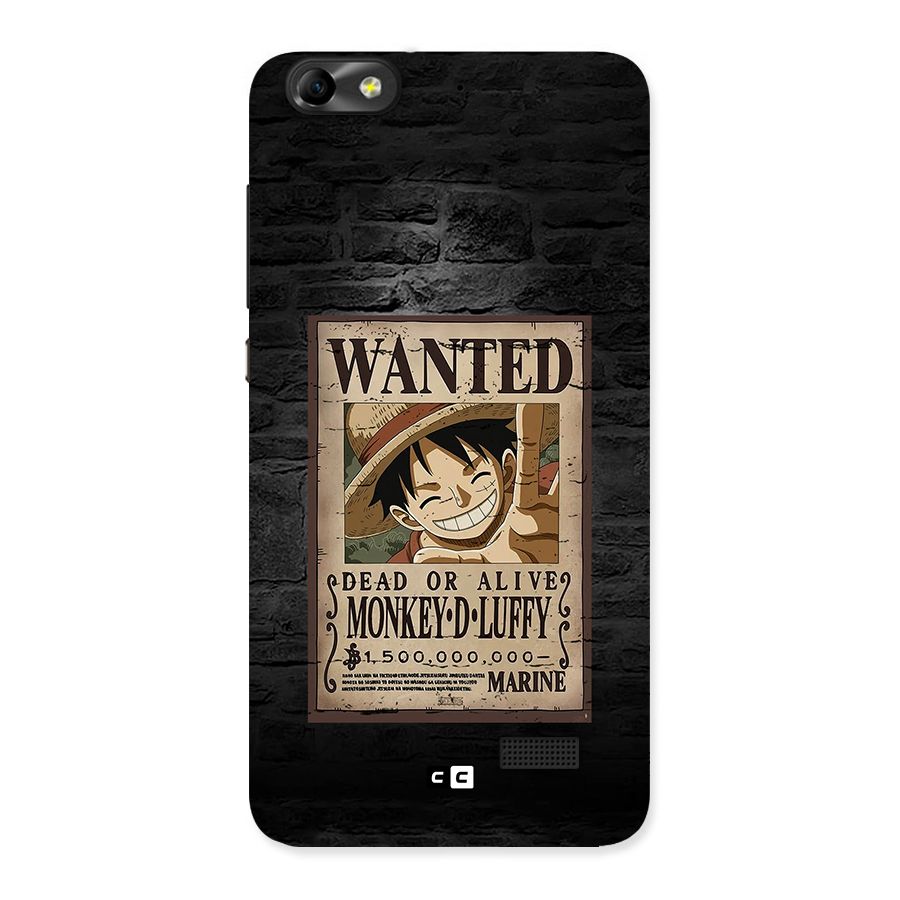Luffy Wanted Back Case for Honor 4C