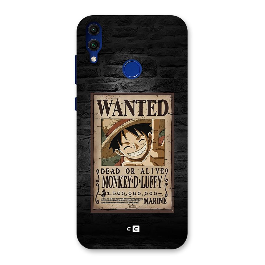 Luffy Wanted Back Case for Honor 8C