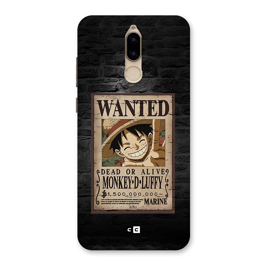 Luffy Wanted Back Case for Honor 9i
