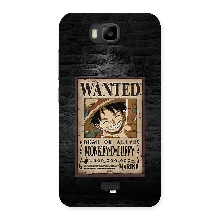 Luffy Wanted Back Case for Honor Bee