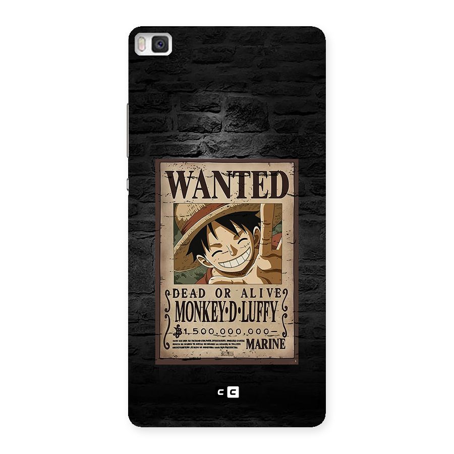 Luffy Wanted Back Case for Huawei P8