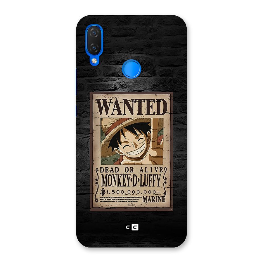 Luffy Wanted Back Case for Huawei P Smart+
