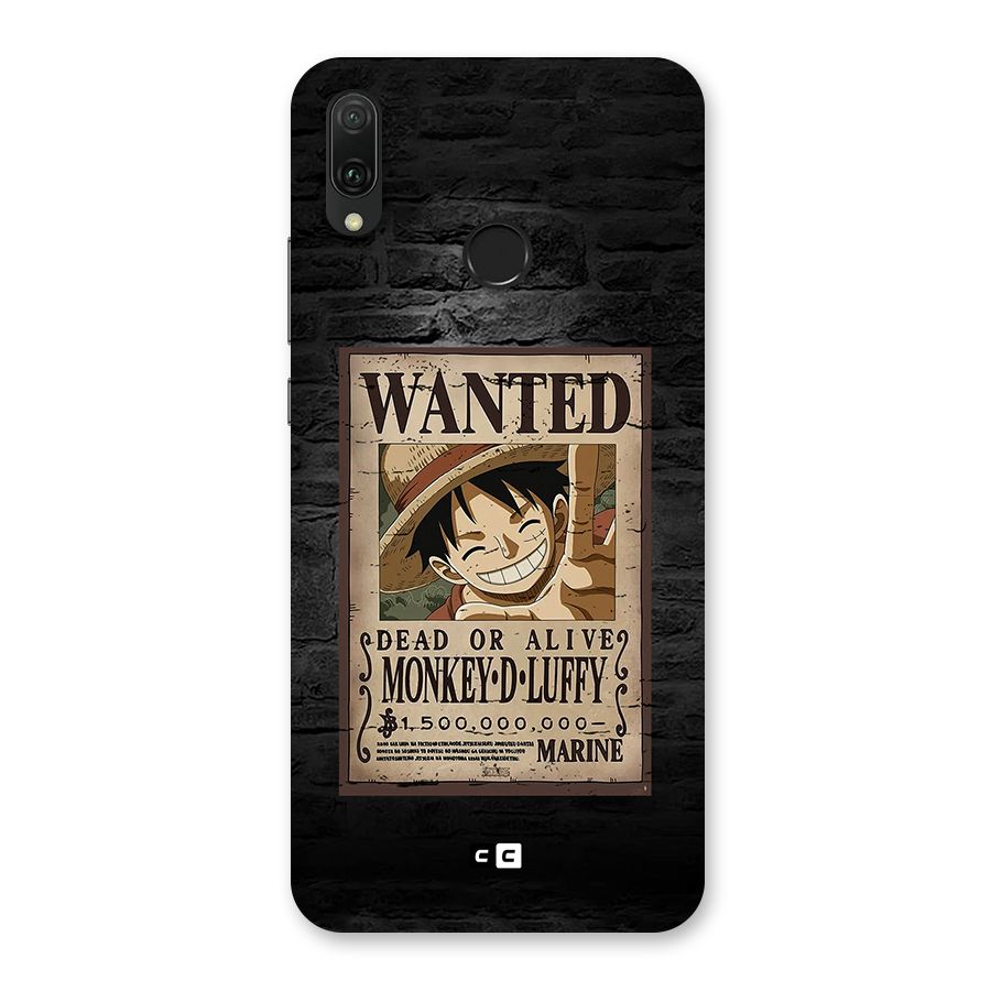 Luffy Wanted Back Case for Huawei Y9 (2019)