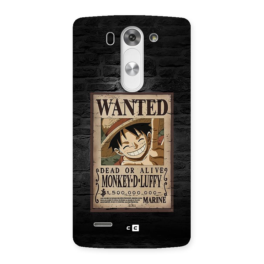 Luffy Wanted Back Case for LG G3 Mini