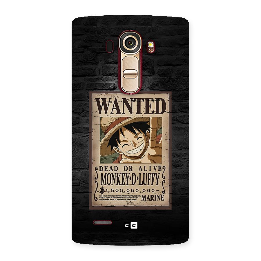 Luffy Wanted Back Case for LG G4