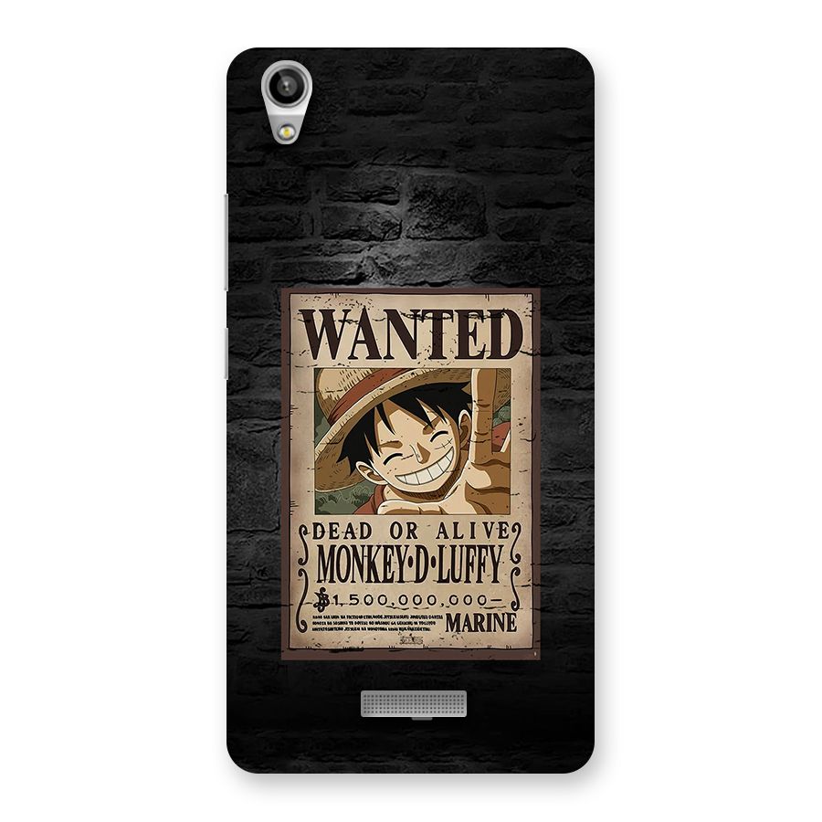 Luffy Wanted Back Case for Lava Pixel V1