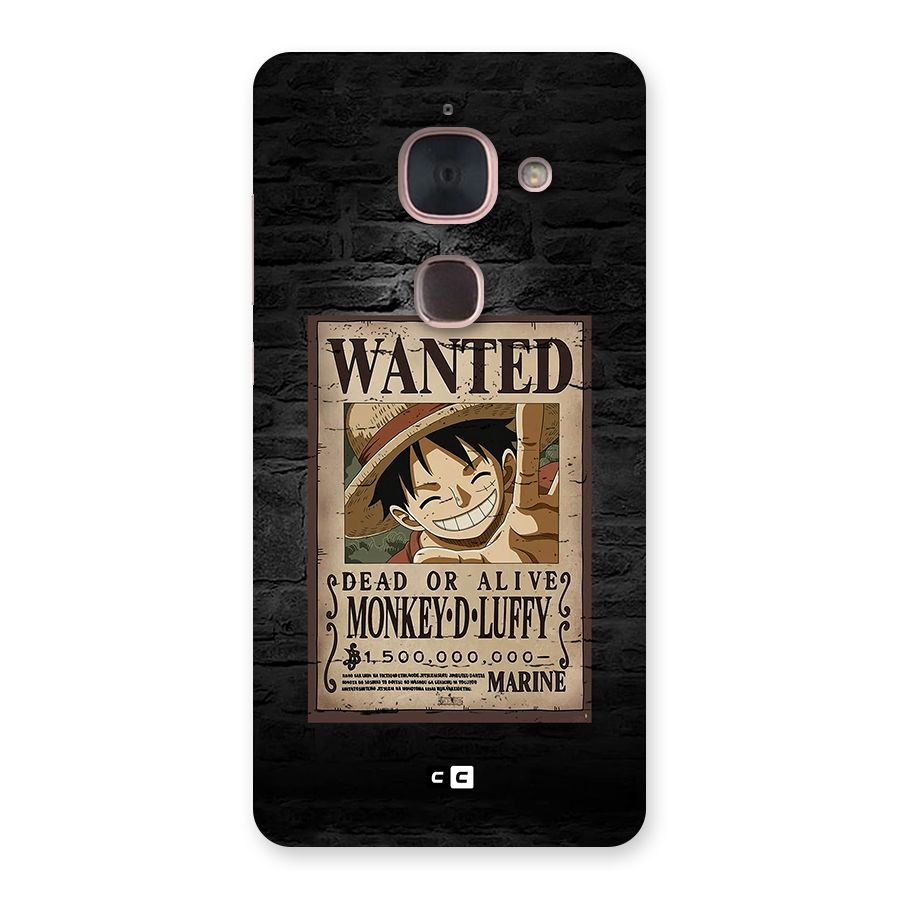 Luffy Wanted Back Case for Le Max 2