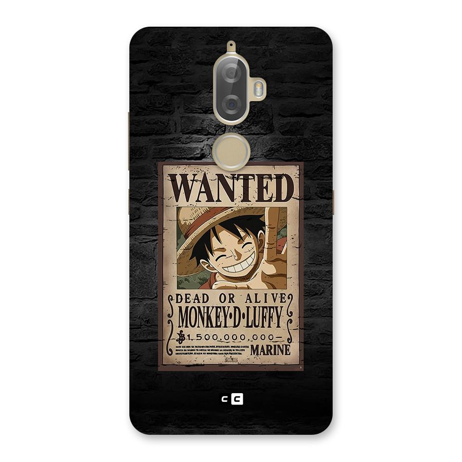 Luffy Wanted Back Case for Lenovo K8 Plus