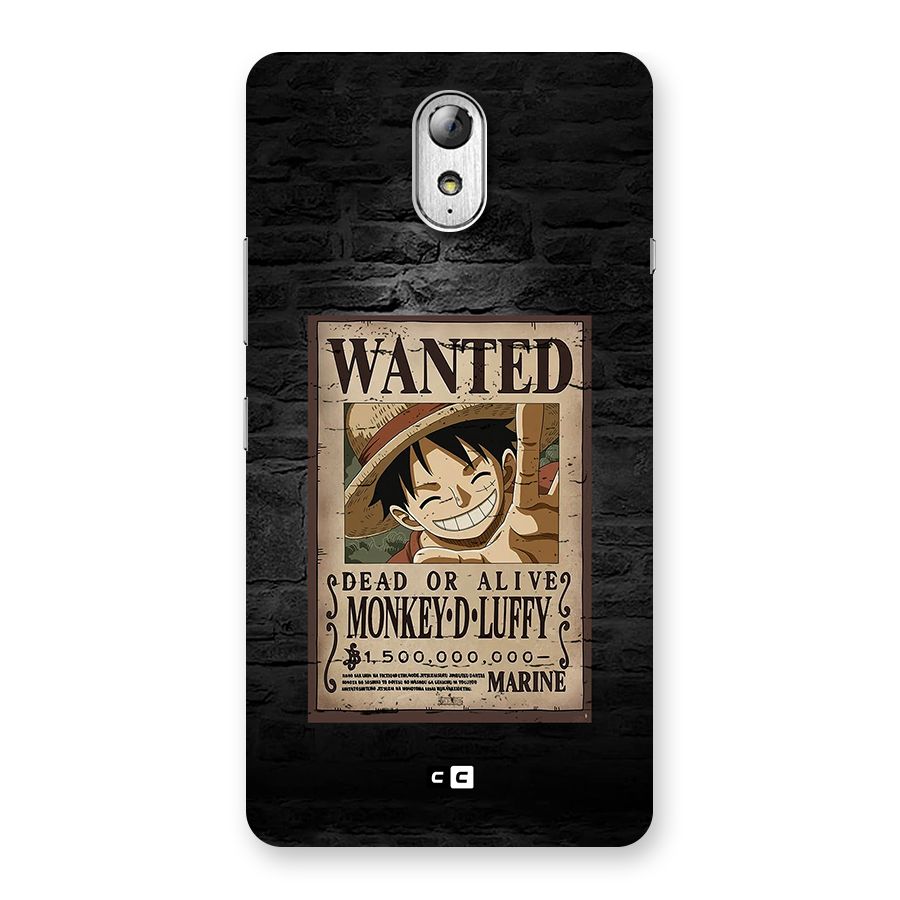Luffy Wanted Back Case for Lenovo Vibe P1M