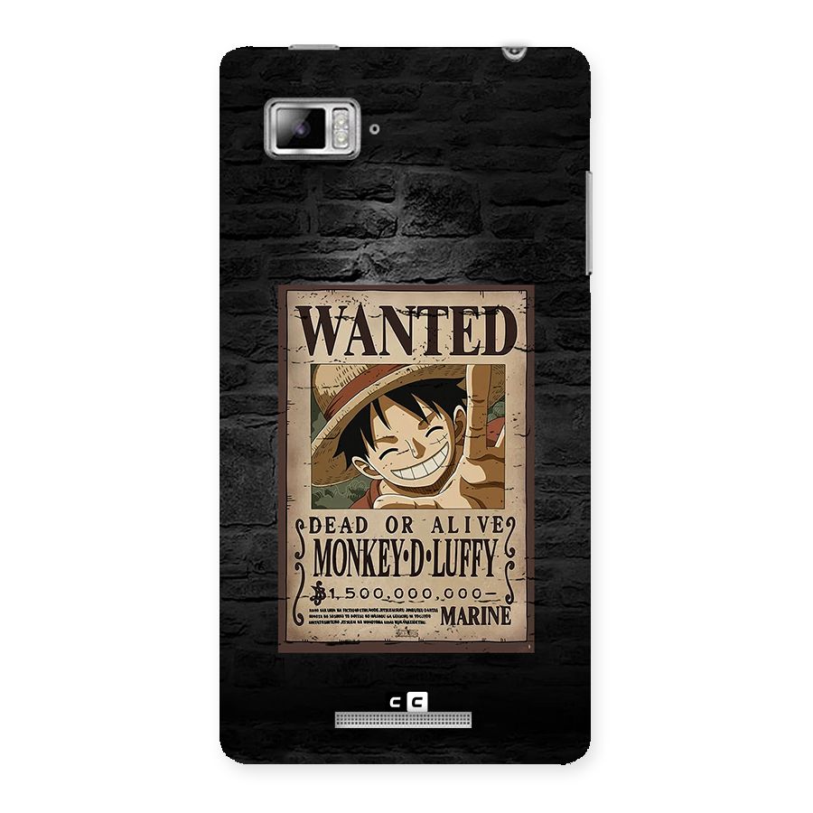 Luffy Wanted Back Case for Lenovo Vibe Z K910