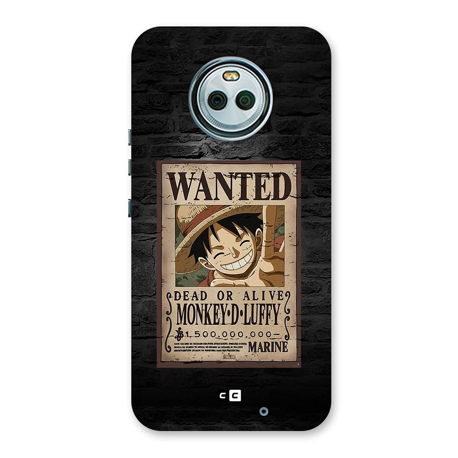 Luffy Wanted Back Case for Moto X4