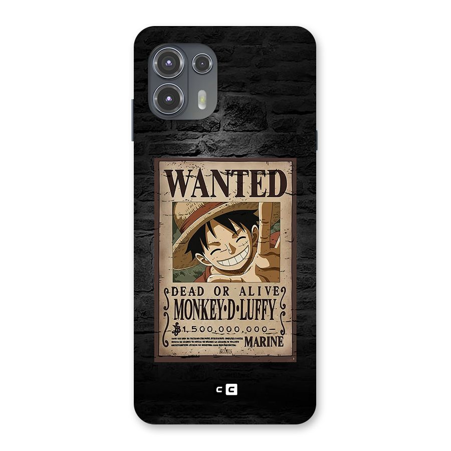 Luffy Wanted Back Case for Motorola Edge 20 Fusion