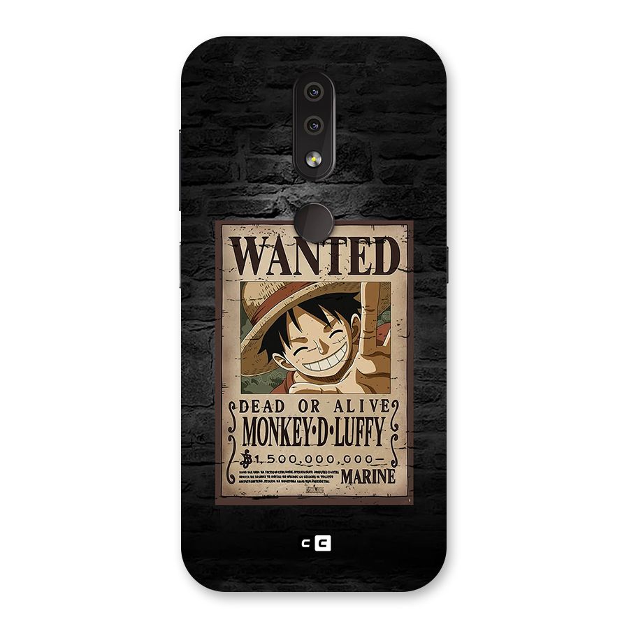 Luffy Wanted Back Case for Nokia 4.2