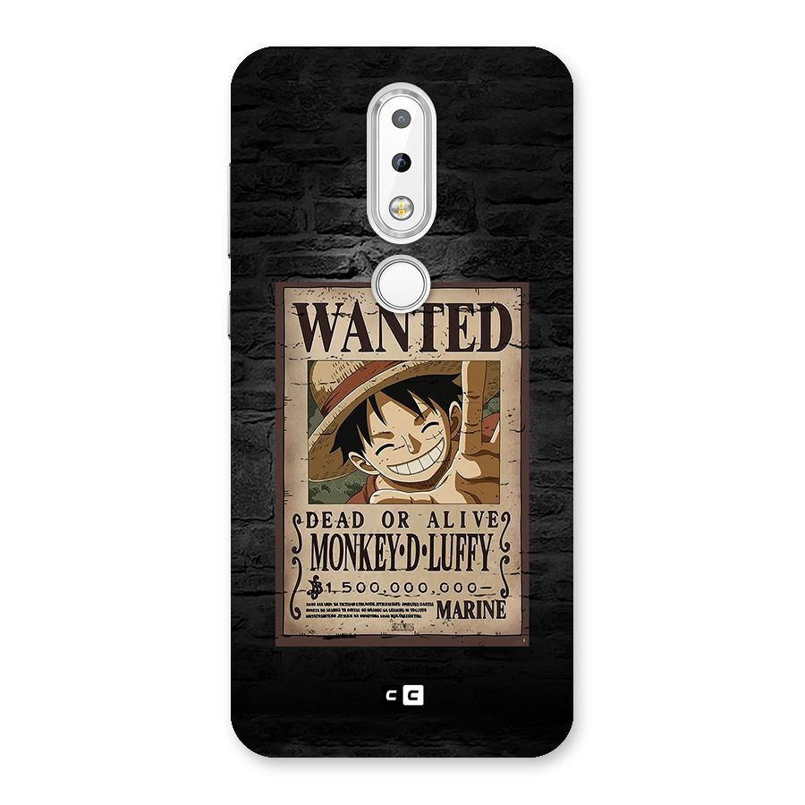 Luffy Wanted Back Case for Nokia 6.1 Plus