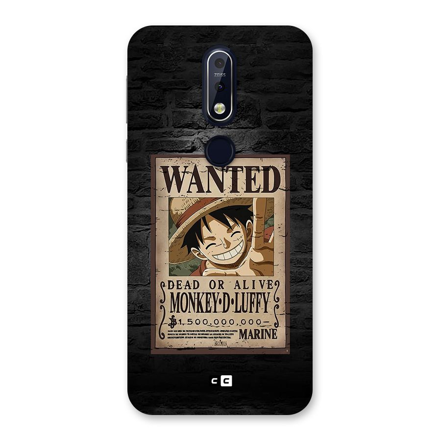 Luffy Wanted Back Case for Nokia 7.1