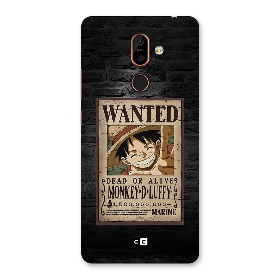 Luffy Wanted Back Case for Nokia 7 Plus