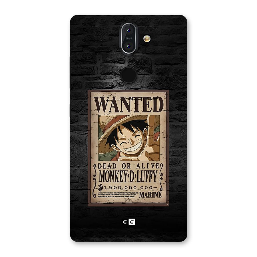 Luffy Wanted Back Case for Nokia 8 Sirocco