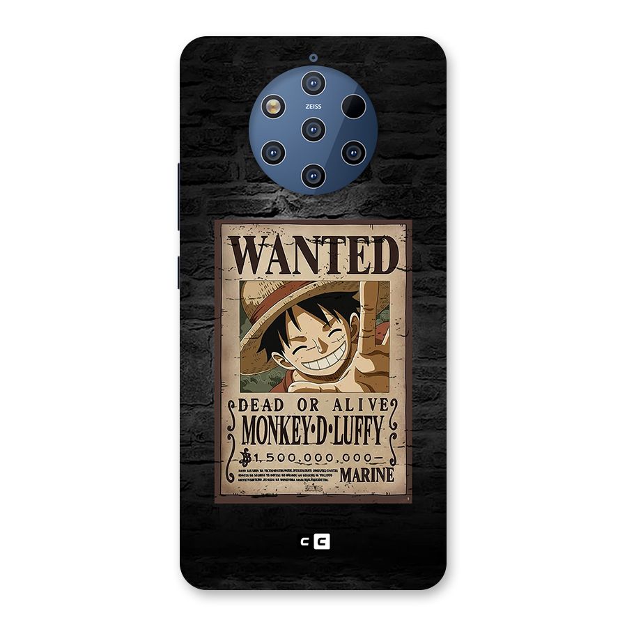 Luffy Wanted Back Case for Nokia 9 PureView