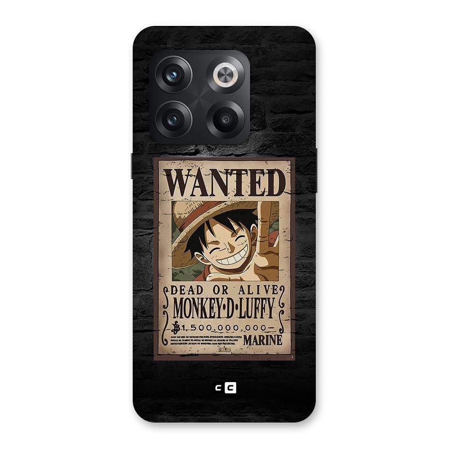 Luffy Wanted Back Case for OnePlus 10T