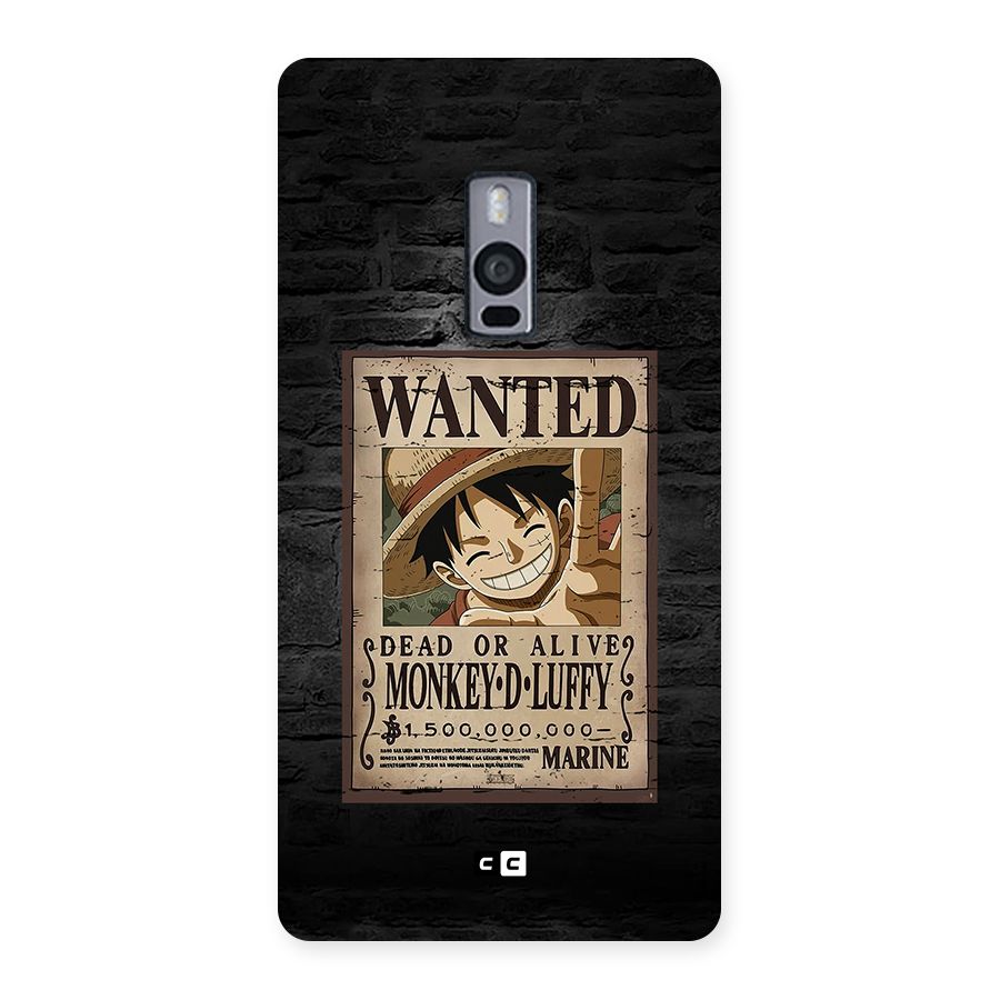 Luffy Wanted Back Case for OnePlus 2