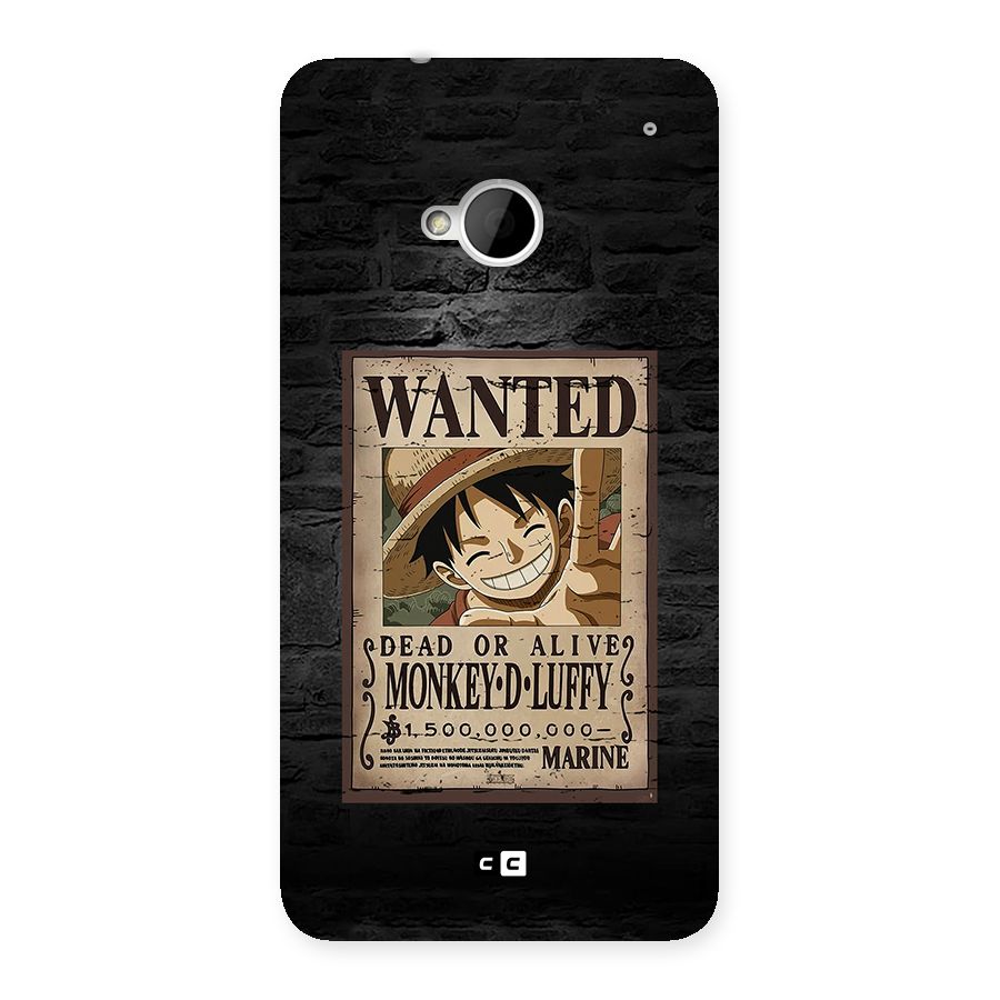 Luffy Wanted Back Case for One M7 (Single Sim)