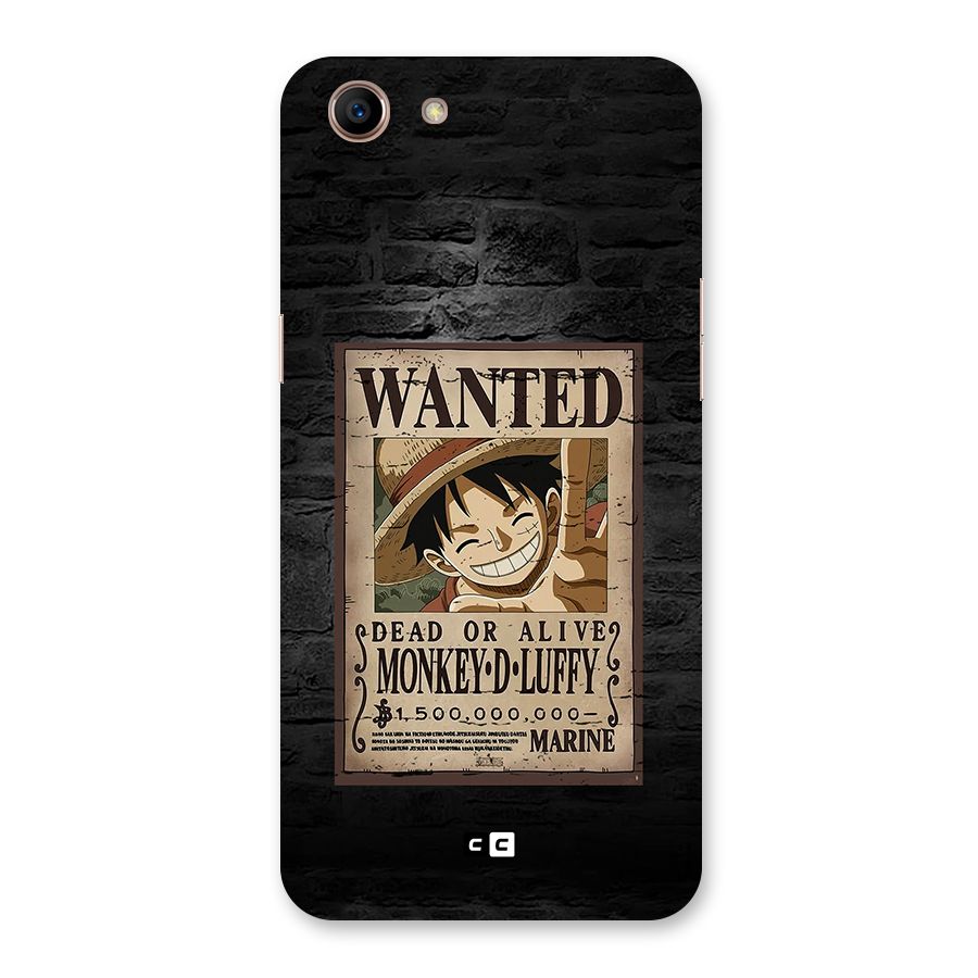 Luffy Wanted Back Case for Oppo A83 (2018)