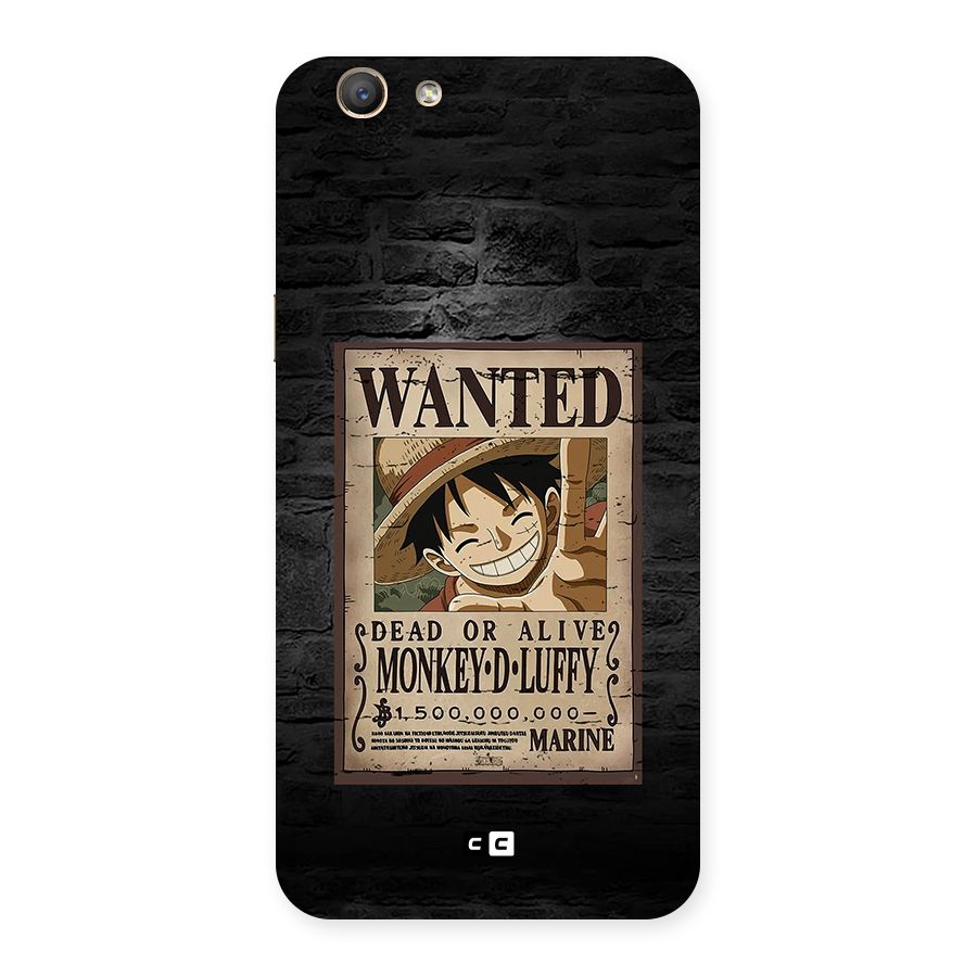 Luffy Wanted Back Case for Oppo F1s