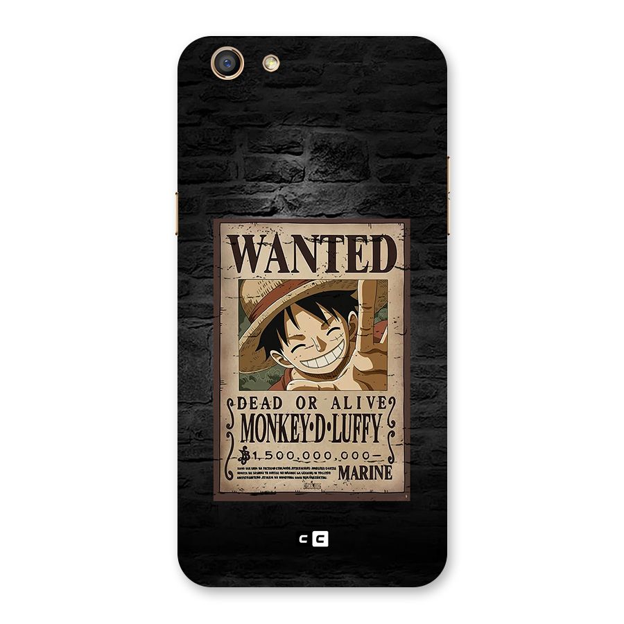 Luffy Wanted Back Case for Oppo F3