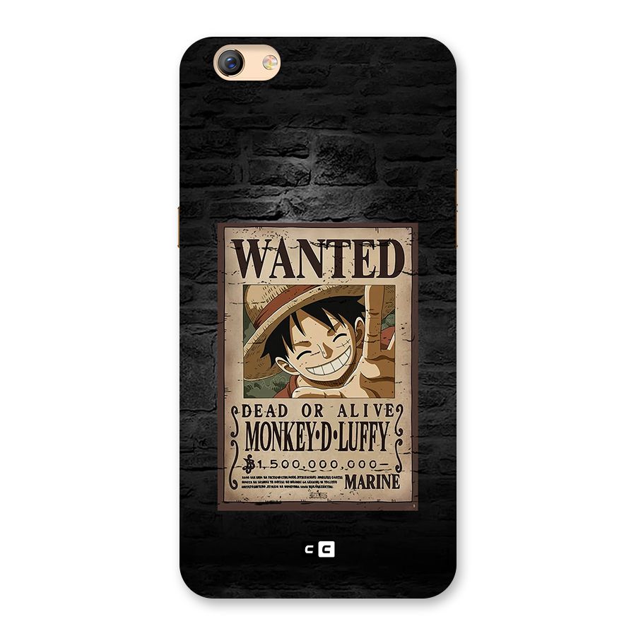 Luffy Wanted Back Case for Oppo F3 Plus