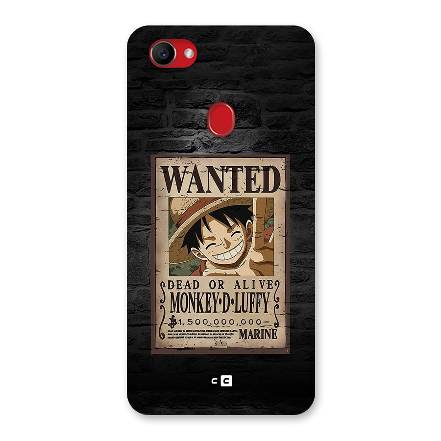 Luffy Wanted Back Case for Oppo F7
