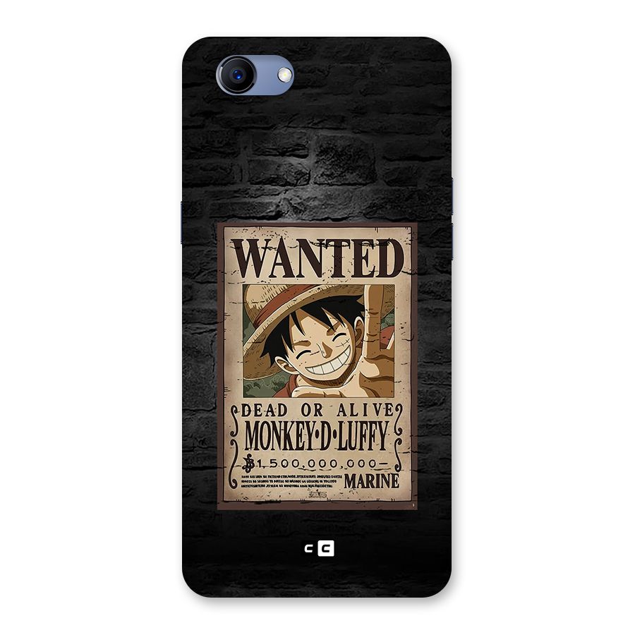 Luffy Wanted Back Case for Realme 1